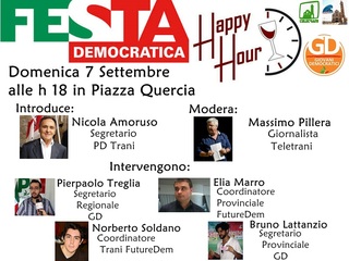 Trani, domenica prossima in piazza Quercia 