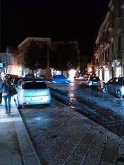 Maltempo, e molte strade di Trani restano al buio
