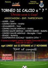 Calcio allo stadio di Trani anche il lunedì: lo promuove il Centro di salute mentale dell'Asl Bt facendo scendere in campo il volontariato