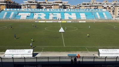 Lavori alla tribuna dello stadio di Trani, approvata la relativa variazione di bilancio: 11.600 euro, oltre Iva