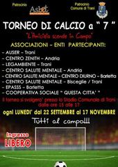 Calcio allo stadio di Trani anche il lunedì: lo promuove il Centro di salute mentale dell'Asl Bt facendo scendere in campo il volontariato