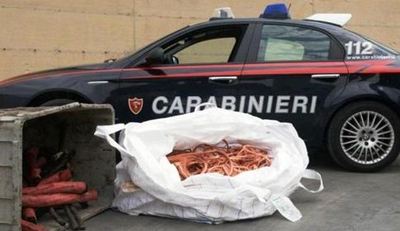 Ruba un quintale di rame a Barletta: arrestato 39enne di Trani