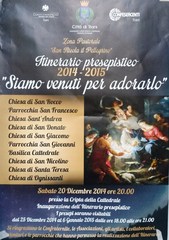 Natale a Trani, termina oggi l'itinerario presepistico