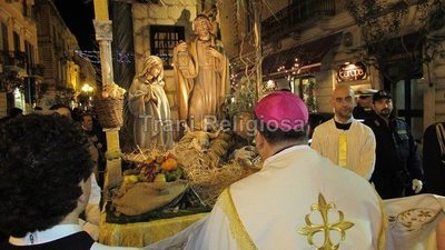 Trani Religiosa, foto e video della processione in onore della Santa Famiglia