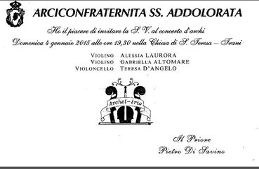 Natale a Trani, domenica 4 gennaio concerto d'archi delle violiniste 