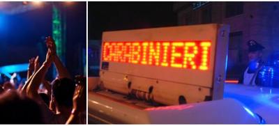 Trani, carabinieri «buttafuori» in discoteca: due baresi arrestati per possesso di pistole