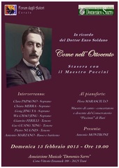 Trani, serata lirica in ricordo del dottor Enzo Soldano. Concerto 