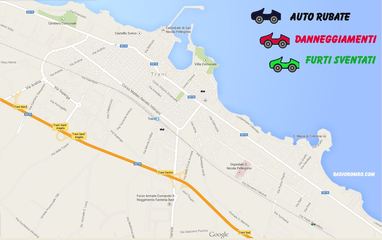 Mappautorubate, una settimana 