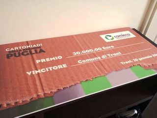 Cartoniadi, Trani ha incassato il premio del 2013 soltanto a gennaio 2015: 30mila euro da destinarsi alle scuole