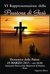 Trani, ritorna domani la Passione vivente presso la Madonna di Fatima
