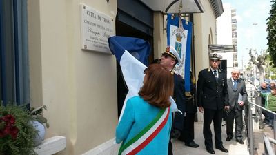 FOTO. 25 aprile, intitolato il Comando della Pm a Giuseppe Giusto