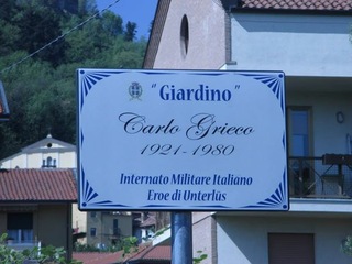 Un figlio di Trani ricordato nella città di Avigliana: dedicati ad uno degli eroi di Unterluss, Carlo Grieco, i giardini pubblici