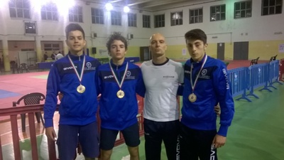 Tre primi posti per l'Asd Guglielmi Trani all'8° torneo Città di Caserta
