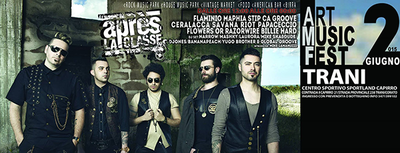 Art Music Fest, oggi Trani in musica con gli Aprés la clase, Flamino Maphia, Savana Riot, Ceralacca, Flowers or razorwire e tanti altri