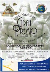 Gara nazionale di Powerlifting a Trani domenica prossima