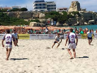 Terza tappa della Magna Grecia Beach Rugby Cup, i Draghi Bat chudono al nono posto