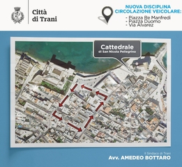 Viabilità a Trani, da oggi cambia tutto nella zona degli Uffici giudiziari