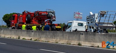 Camion si ribalta fra Bisceglie e Trani: grossi disagi per il traffico