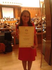 Una giovane laureata di Trani premiata presso la Camera dei Deputati