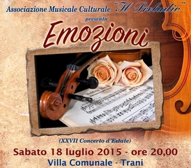 «Il preludio» si conferma: oggi, nella villa di Trani, ritorna il «Concerto d'estate»