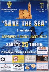 Pulizia dei fondali a Trani, oggi un contributo concreto dai sub dell'Anps di Trani