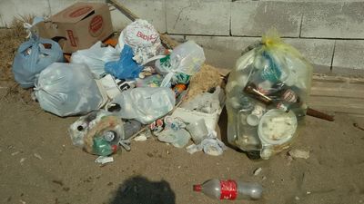 Trani, ancora spiagge sporche: questa volta le foto giungono dalla 