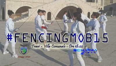 Asd Scherma Trani, oggi in villa comunale manifestazione di 