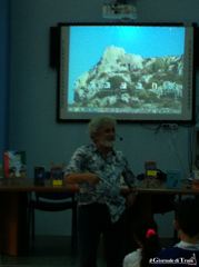 Lo scrittore Bruno Tognolini a Trani, ospite  del secondo circolo didattico Monsignor Petronelli