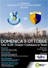 Trani-Mesagne, Zinfollino semina ottimismo: «Società vicina, noi determinati a vincere». Ma preoccupano infortunati e terreno di gioco