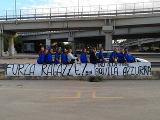 L'Aquila azzurra dà segnali di crescita, ma ancora non basta: Bari vince a Trani 3-0