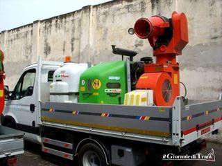 Disinfestazione a Trani, questa notte nuovo trattamento dell'Amiu