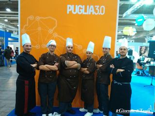 Coocking show degli studenti dell'Iiss Aldo Moro di Trani alla Fiera di Verona