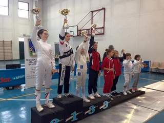 Asd Scherma Trani, ottimo secondo posto ai campionati italiani