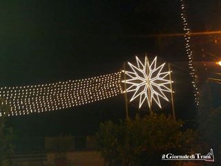 Natale a Trani, da venerdì prime luminarie. Tutte le vie in cui si dovrebbero installare
