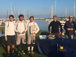 Valerio Galati secondo con il suo equipaggio alla 