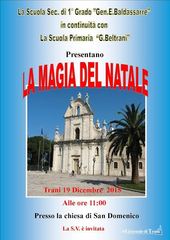 Concerto di natale della scuola media Baldassarre di Trani: appuntamenti oggi e domani