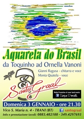 Aquarela do Brasil - Da Toquinho a Ornella Vanoni stasera al Santo Graal di Trani