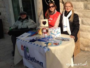 Telethon 2015, raccolti 10mila euro. Palmieri (Uildm Trani): «Assenti le istituzioni»