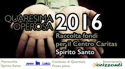 In occasione della Quaresima, lo Spirito Santo di Trani organizza una raccolta fondi in favore della Caritas