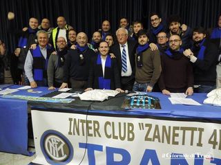 Trani porta 101 nuovi soci e la Puglia nerazzurra sfonda il muro degli 8mila. Presentato l'Inter club «Zanetti4ever»