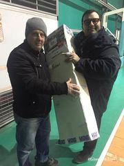 Palaferrante, sovracopertura da 900 metri quadrati e nuovi canestri. Marinaro (Pd Trani): «E adesso, i miei gettoni di presenza devoluti allo sport»