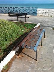 Panchine cercansi: lungomare di Trani, quando il senso non è solo quello di marcia