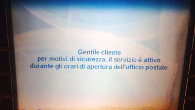Atm chiusi a Trani e nel Sud, la denuncia della Cisl Poste: «La situazione non si sbloccherà a breve»