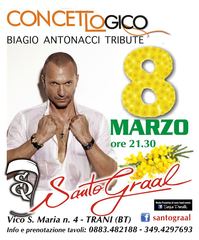 Giornata della donna a Trani, al Santo graal tribute band di Biagio Antonacci