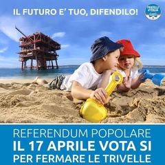 Referendum, anche Fratelli d'Italia Trani contro le trivelle