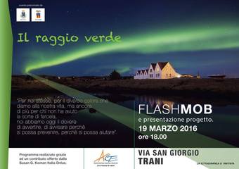 Oggi flash mob per presentare il progetto «Il raggio verde»