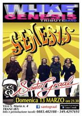 Oggi al Santo Graal di Trani Genesis tribute band