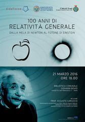 Oggi, nella biblioteca di Trani, seminario in occasione dei «Cent'anni di relatività generale»