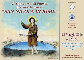 Concorso di poesie di Trani religiosa «San Nicola in rime», oggi la serata finale