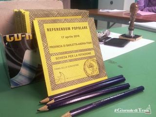 Referendum, avrebbe vinto il «sì» (93,84%) ma non serve: niente quorum (38,85%). Per affluenza, Trani terzo comune della Bat